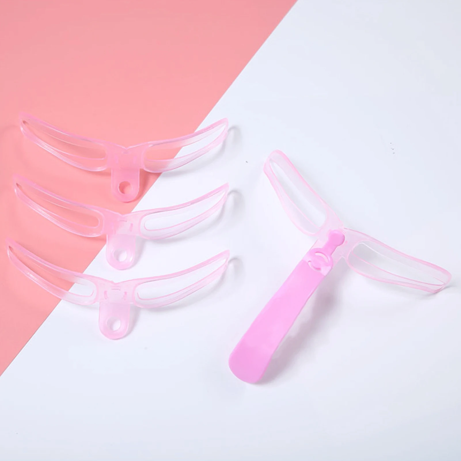 Herbruikbare wenkbrauwsjablonen Koreaanse stijl 4e generatie Handheld wenkbrauwvormgereedschap voor wenkbrauwen Gemakkelijke make-uptoepassing