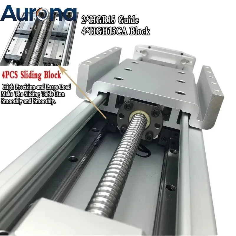 【Smart】CNC Fully Enclosed Linear Guide Rails 1605 Ball Screw 50-1150MM Stroke XYZ Slides Automations Linear Bearings Home Automa