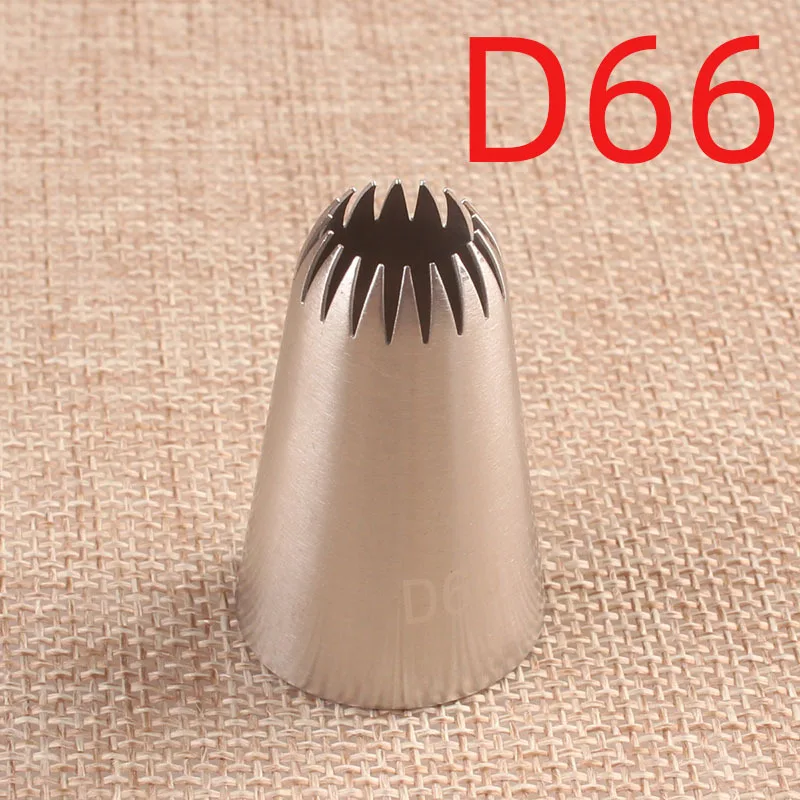 D66# Medium 18 Tooth 304 Stainless Steel Protein Sugar Baking DIY Tool Cookie Decorating Mouth