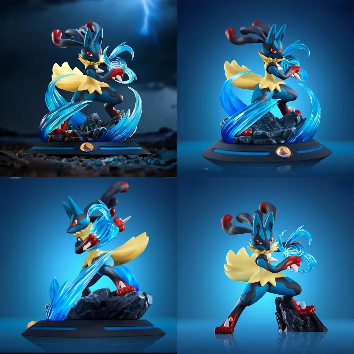 Anime Pokemon Original Action Figures Mega Lucario Mega Gardevoir Collect Series Of Model Figurines Ornaments Toys Birthday Gift