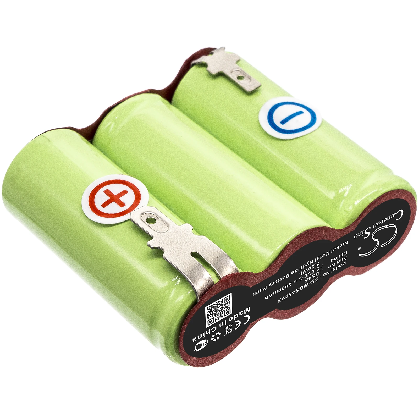 Replacement Battery for Wolf Garten Rasenschere,Grass Shears Accu 45 Serie B-D PN:BS45,BF13806 801527,70845 05 2000mAh / 7.2Wh