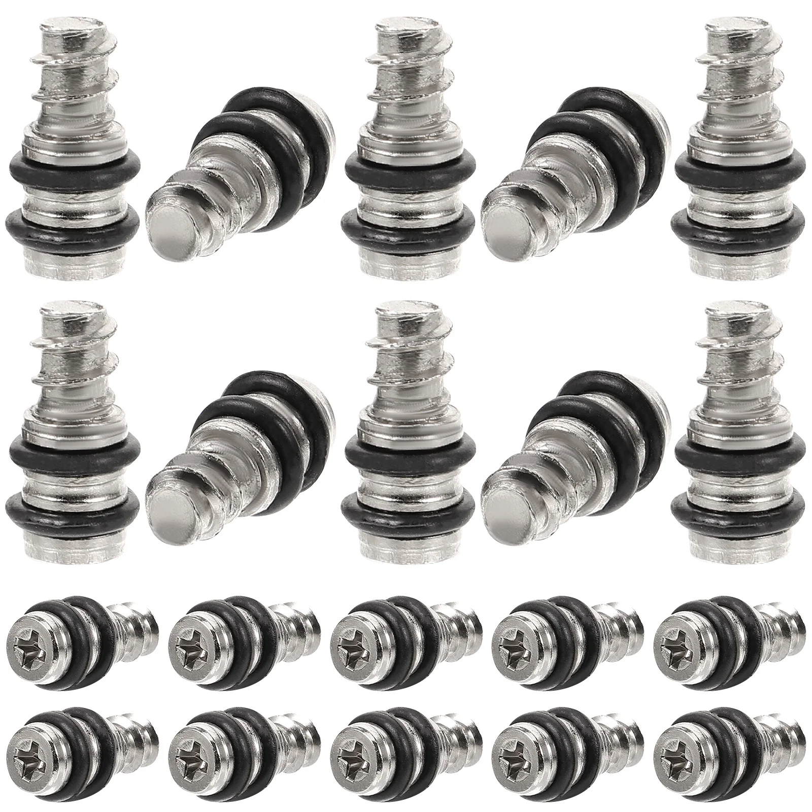 

20Pcs Strong Load Bearing Shelf Pegs Metal Cabinet Supports Durable Long Lasting Adjustable Self Tapping Screw Design