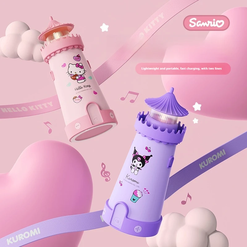 

Sanrio Lighthouse Bluetooth Speaker Night Light Cute Hello Kitty Kumori Birthday Gift Festive Practical Anime Derivative Toy