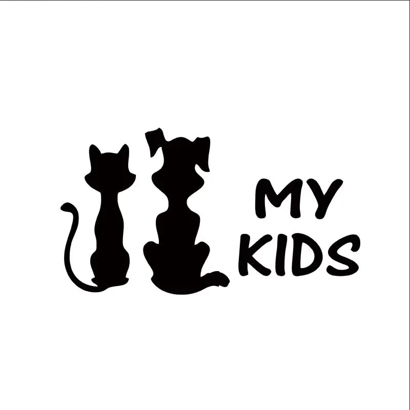 

My Cat Child Shape Design Window Bumper Motorcycle Accessories Decoration Vinyl Car Waterproof Stickers