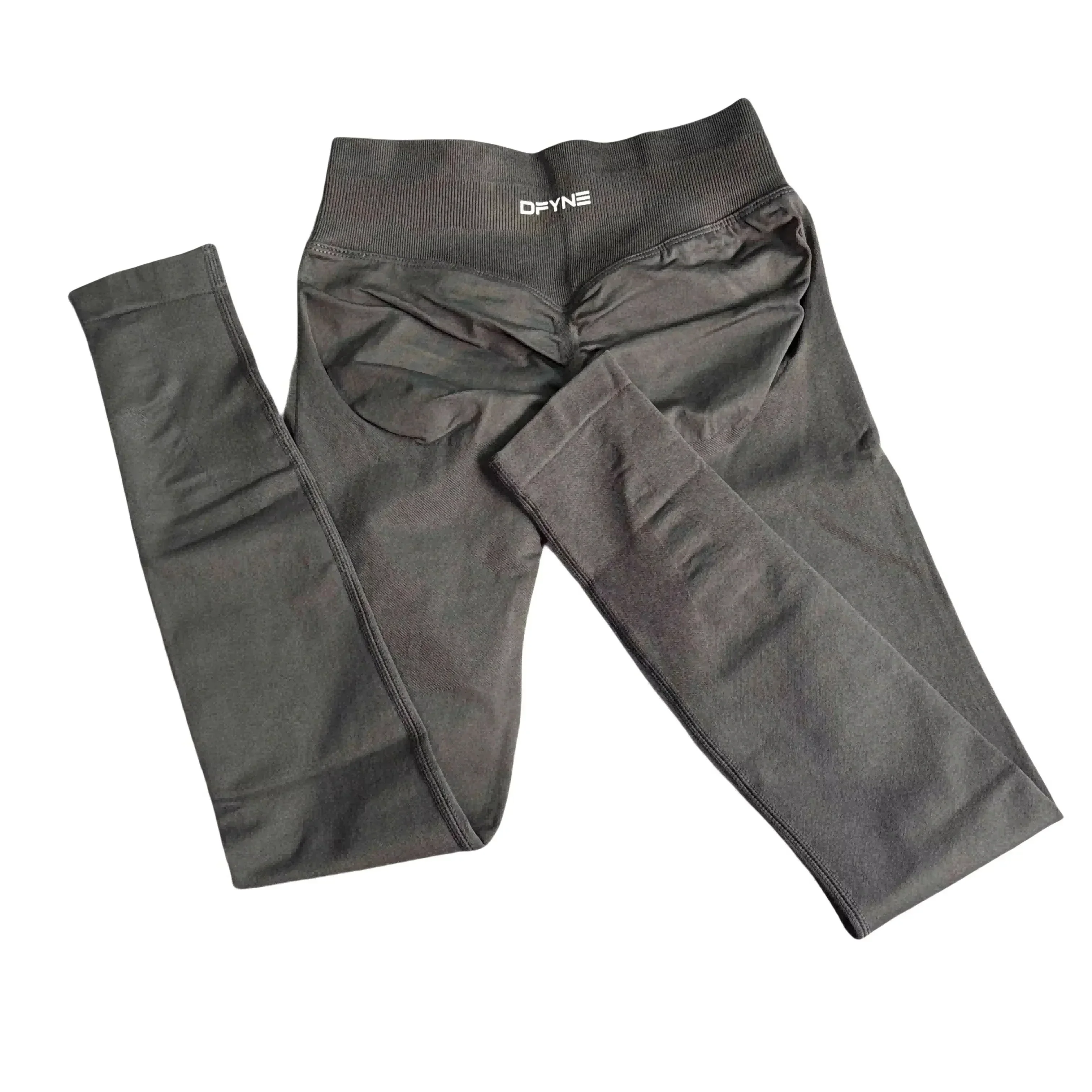 With Logo Impact Leggings for Women Scrunch Seamless Yoga Legging Low Ribbed Band Gym Sports Pants High Stretchy Fitness Tights