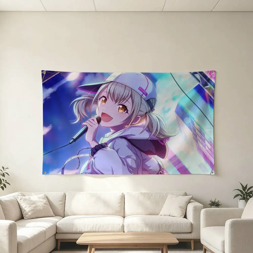 Vivid BAD S-SQUAD EDM PJSK Flag Suitable For Party Club Outdoor Interior Wall Decoration Banner Fans Gift