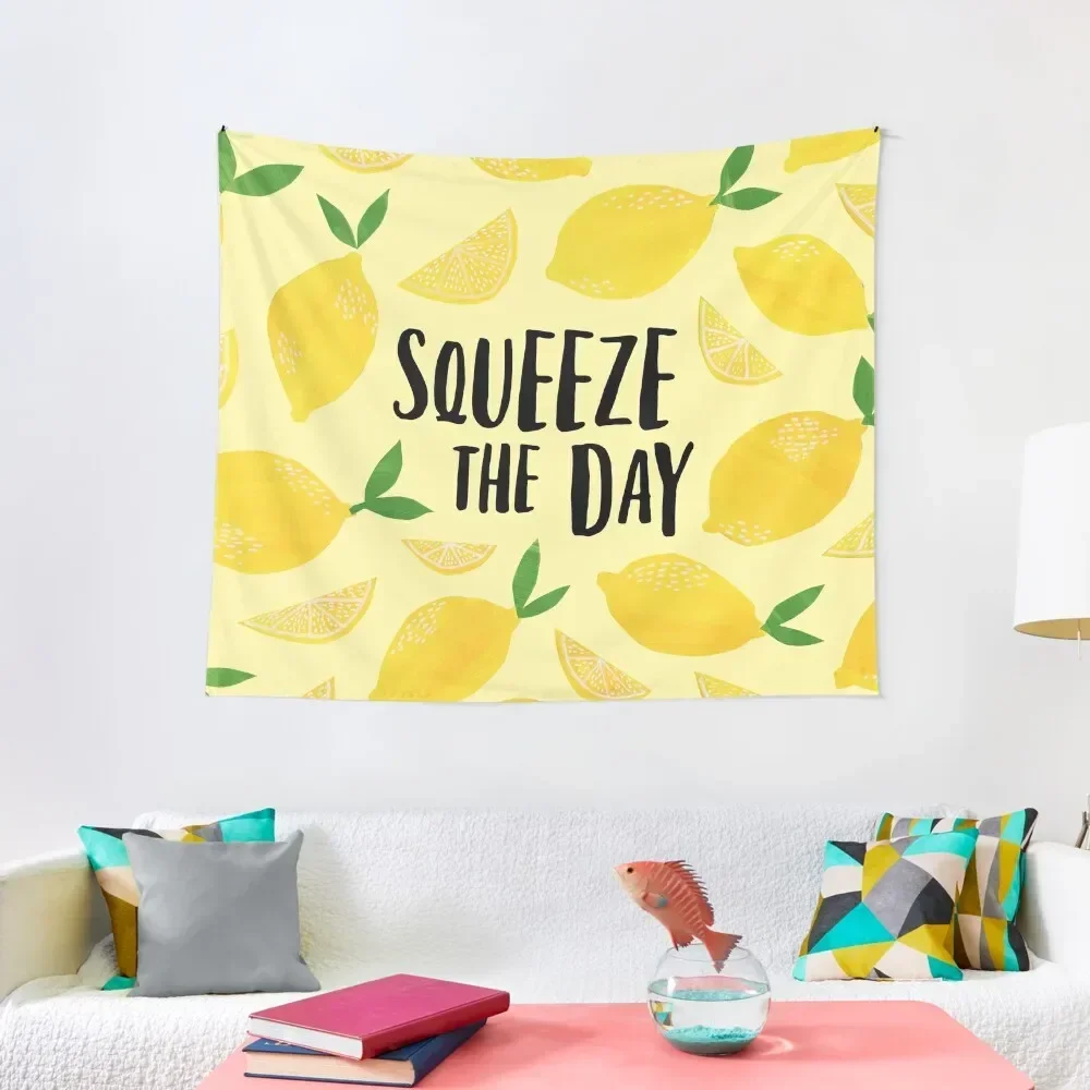 

Squeeze the Day Tapestry Custom Outdoor Decor Wall Art Wall Deco Tapestry