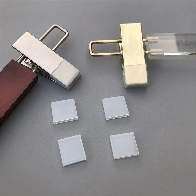 

100Pcs Pants Clip Anti-slip Cover Clothing Store Trouser Rack Anti-slip Sticker Silicone Anti-slip Pad Clip Anti-falling Glue
