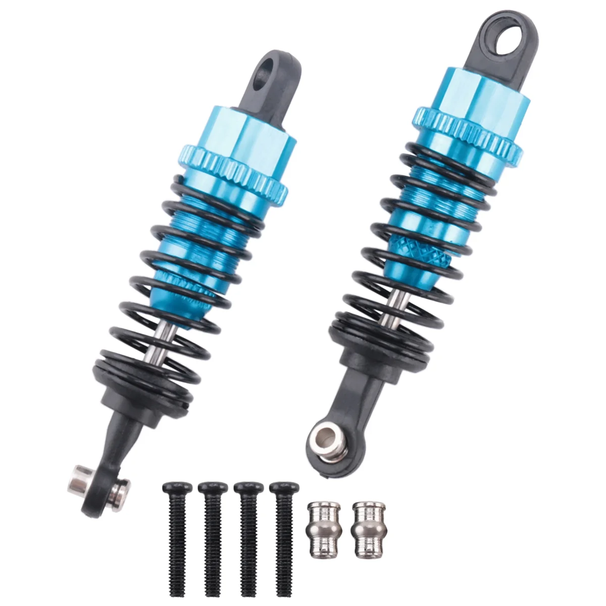 Новый 2 шт. масляный регулируемый демпфер амортизатора 65 мм для радиоуправляемого автомобиля 1/18 WLtoys A959 A969 A979 K929 Hpi Hsp Traxxas Losi Tamiya, синий