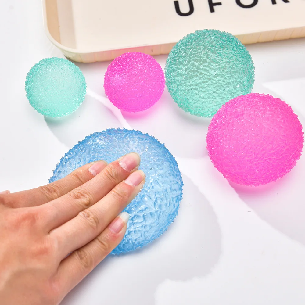 NEEDOH Textured Slow Rebound Gel Stress Ball, Anxiety Relief Fidget Sensory Toy, Holiday & Back to School Gift, Random Color