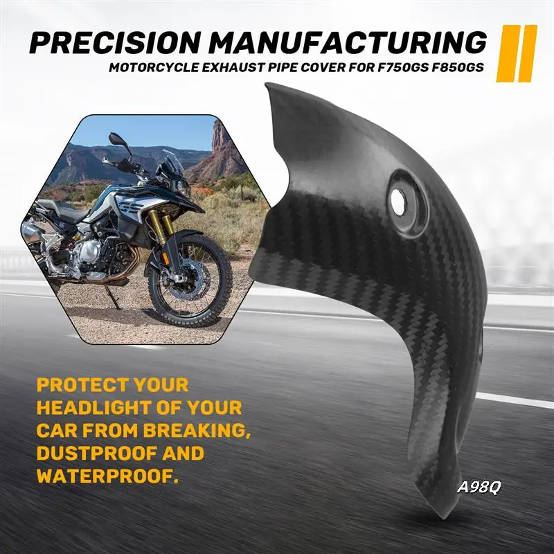 Motorrad Auspuffrohr Abdeckung Auspuffrohr Abdeckung Für BMW F850GS Mittelrohr Abdeckung Auspuffrohr Anti-Verbrühungen Abdeckung