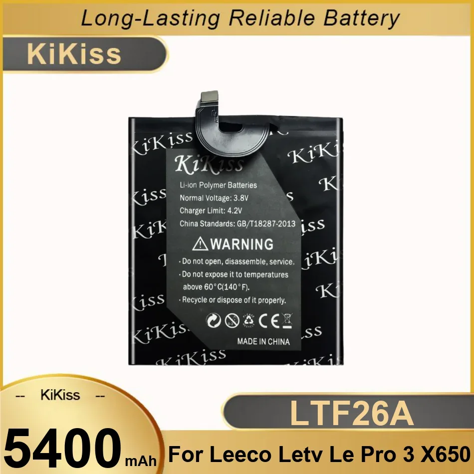 

5400mAh Phone Battery For LeEco Letv Pro 3 AI Edition X650 X651 X652 X653 X656 X657 X658 X659 LEX650/651/652/653/656/657 LTF26A