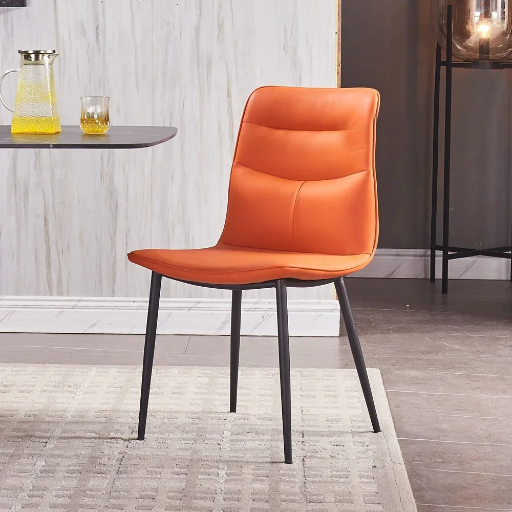 #Luxury nordic dining chair and table set 6 seaters home furniture dining room chairs modern leather design