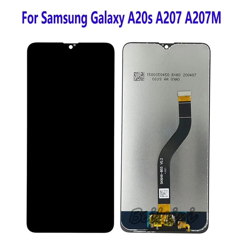 

For Samsung A20s A207F A207 A207M A2070 LCD Display Touch Screen Digitizer Assembly Replacement Accessory