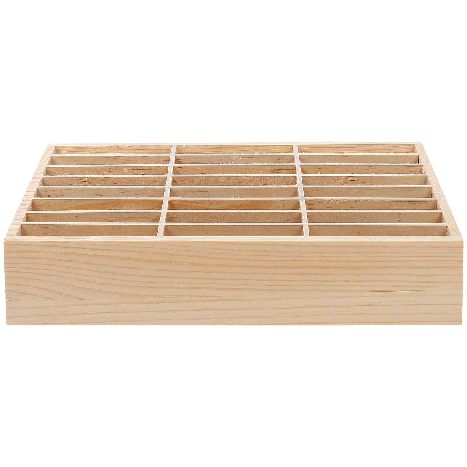 Boîte de rangement pour téléphone portable, bacs et couvertures, étui de section de bureau en bois