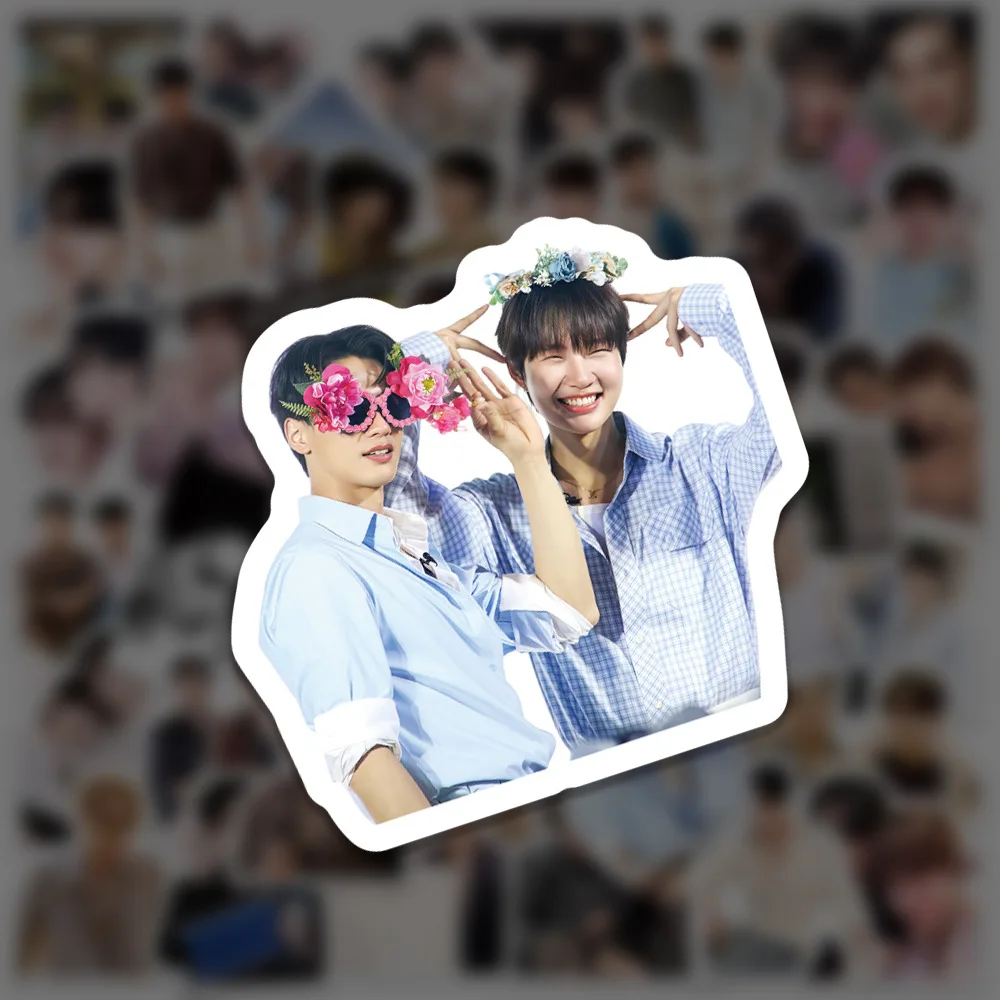 50 SZTUK Tajskich Naklejek CP Kengnamping Kengharit Nampingster TV Khemjira DIY do planera, wodoodporne dekoracje, gadżety z motywem odrodzenia duszy