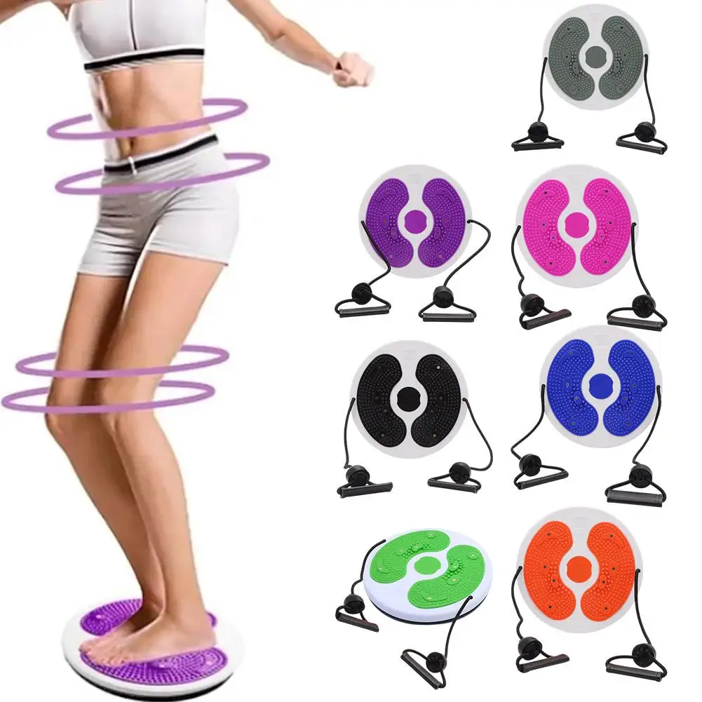 Exercise Waist Twisting Disc Foot Massage Waist Torsion Magnetic Waist Disc Equipment Fitness Machine Twisting Portable Ten D1x0