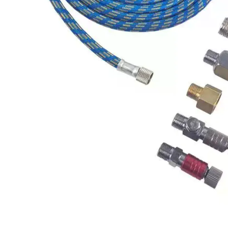 Tuyau d'aérographe tressé en nylon professionnel de 1,8 m, parfait pour la peinture de modèles et les œuvres d'art personnalisées