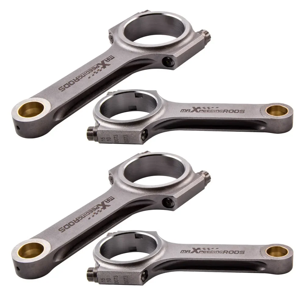 H-Beam 4x Connecting Rods 150 mm For  Lancer Eclipse Evo 4 5 6 7 8 9 4G63 Manufacture