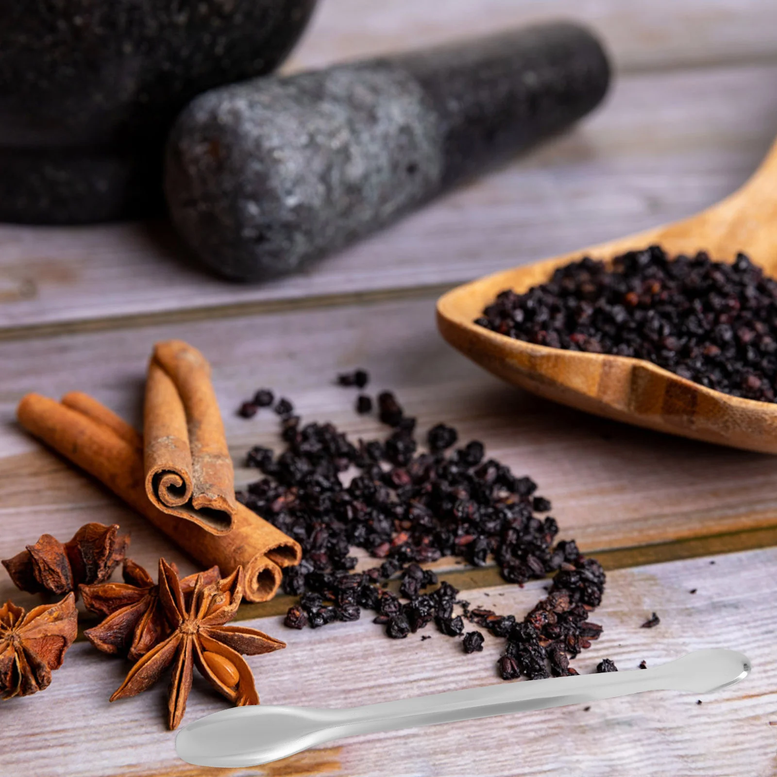 

10Pcs Laboratory Spoons Mini Measuring Sampling Spoon Stainless Steel Durable Experiment Metal Scoop for Cosmetics Powders