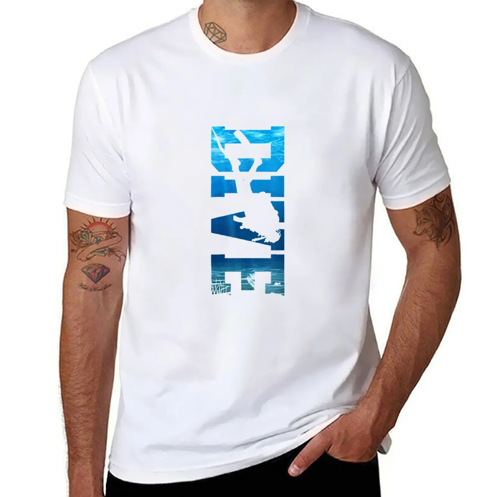 

Scuba Diving DIVE Scuba Diver Gift T-Shirt Street Style Casual Tee Shirt