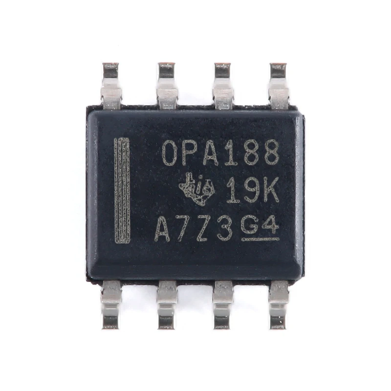 10 unids/lote OPA188AIDR SOP-8 OPA188 amplificadores de precisión Prec, bajo ruido, RRO 36V 0-Drift Op Amp temperatura de funcionamiento:- 40C- + 125C