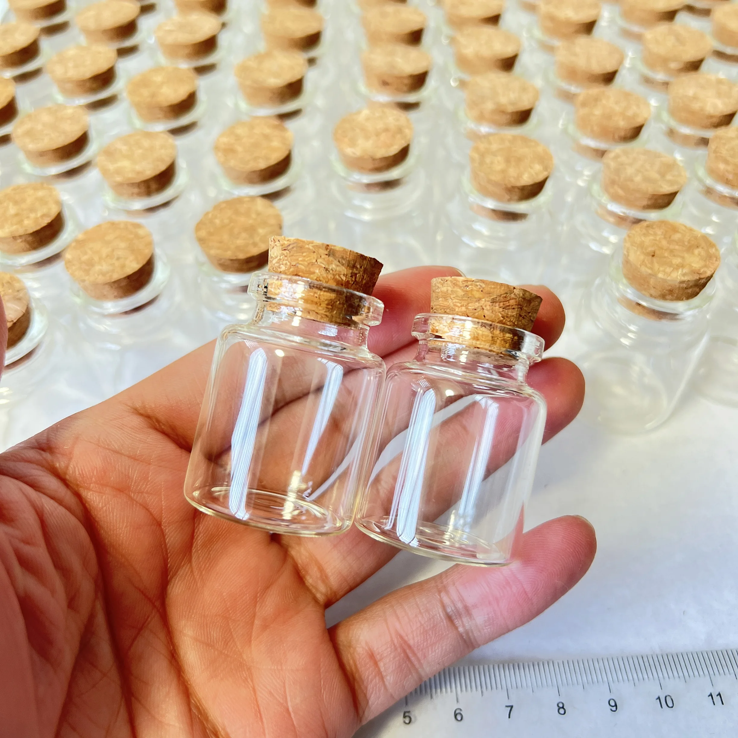 30/100 Pcs 15ml แก้วขวด Cork T - Bottle Stopper Set บทวิจารณ์และราคา