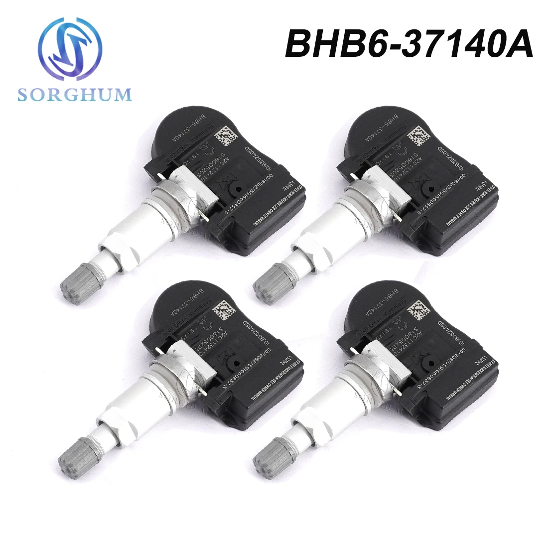 SORGHUM 4pcs BHB6-37140A For Mazda 2 3 5 6 CX-5 CX5 CX-6 CX6 CX-9 CX9 MX-5 Artz Car TPMS System Tire Pressure Sensor BHB637140A