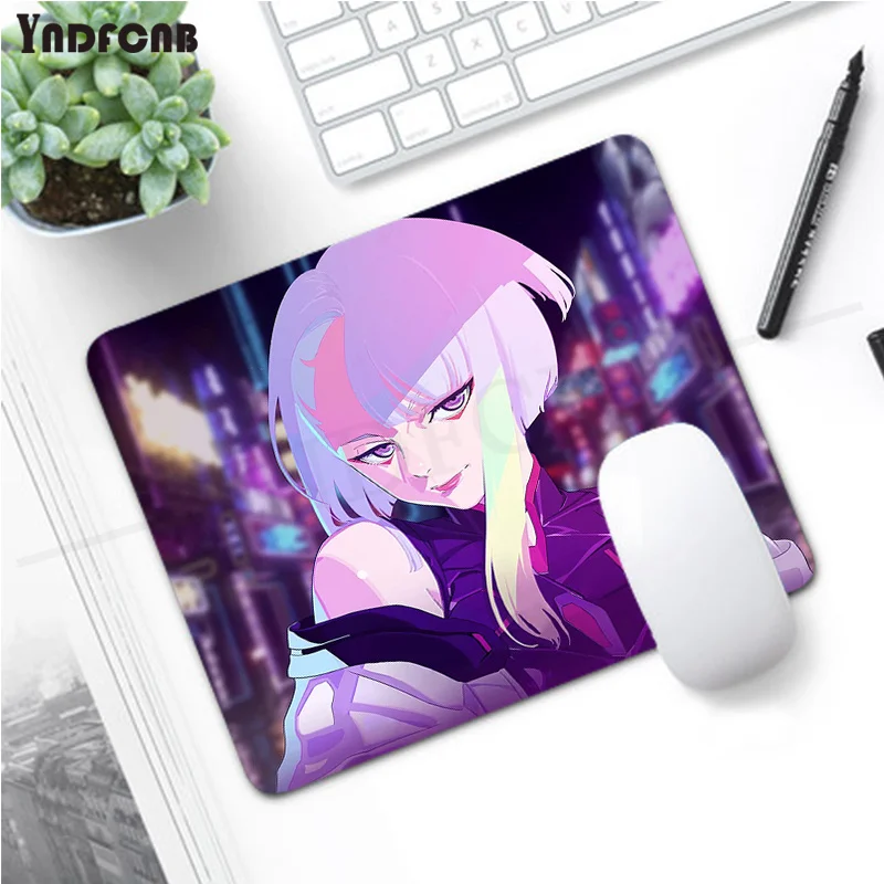 Anime C-Cyberpunks Edgerunners Beautiful Keyboards Mat Rubber Gaming Mousepad Desk Mat Size For Game Keyboard Pad For Gamer