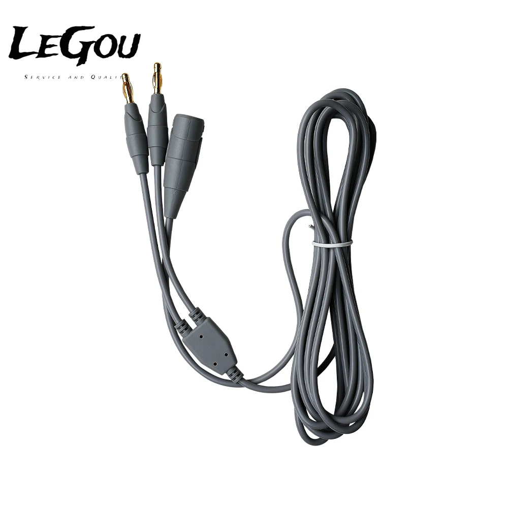 LeGou Professional Medical ESU Accessory Reusable Bipolar Forceps Electric Surgery Tool Cable