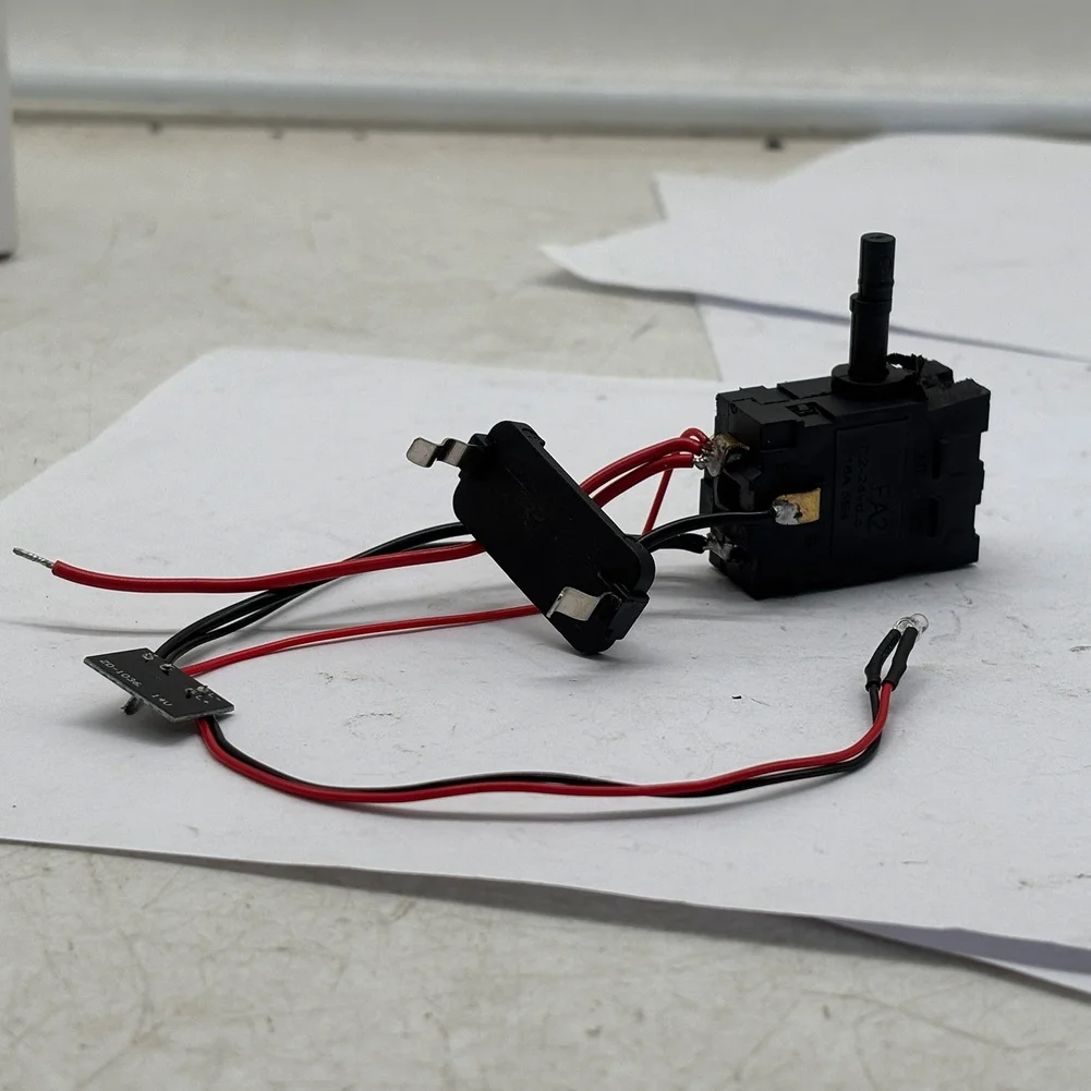 16.8V Electric Ratchet Wrench Switch With LED Light Plastic Accessory For Electric Ratchet Wrench Power Tool Accessories