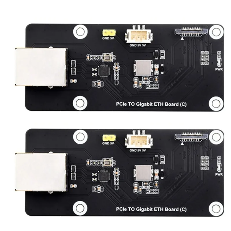 لراسبيري Pi 5 Pcie إلى جيجابت ETH لوح مهايئ يدعم Rpi OS خالية من السائق لـ Pcie إلى جيجابت ETH Board Easy Install-AA80