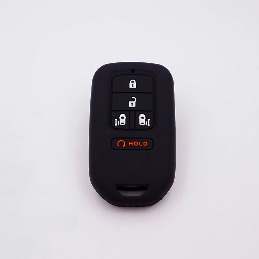 Xinyuexin Silicone Car Key Cover Case Fob for Honda STEPWGN Odyssey Freed HR-V Accord CR-V Pilot Civic 5 Button 2 Pcs/lot
