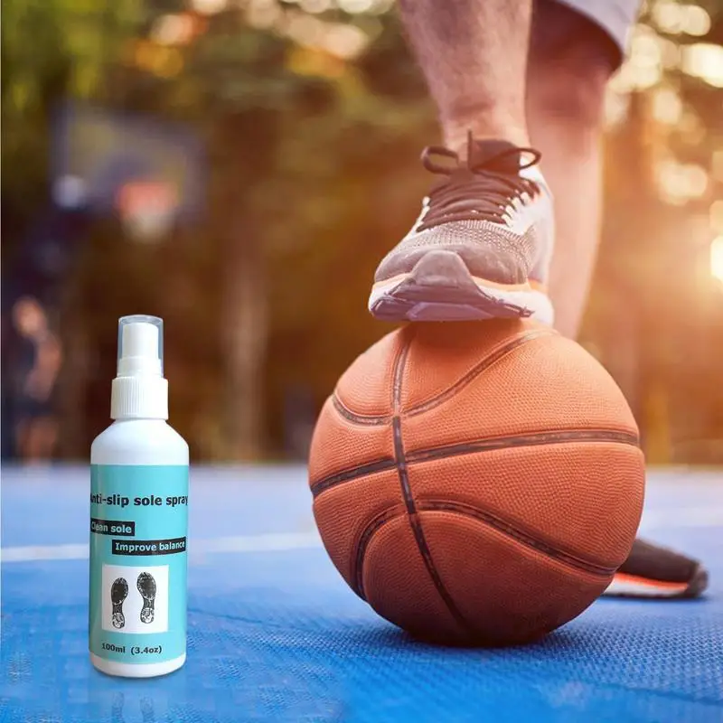 Edge Shoe Sole Grip Spray Grip Restore Cleaner 100ml Non Slip Shoe Spray Non-Sticky Shoe Traction Spray Football Grip Spray For