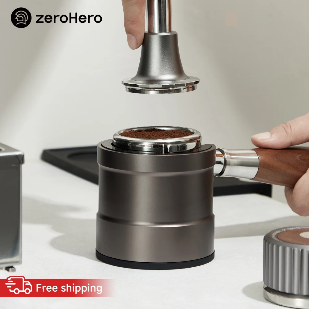 zeroHero Tamping Station Espresso Coffee Tamper Station Portafilter Holder Stable Non-Slip Base for Espresso Barista Accessories