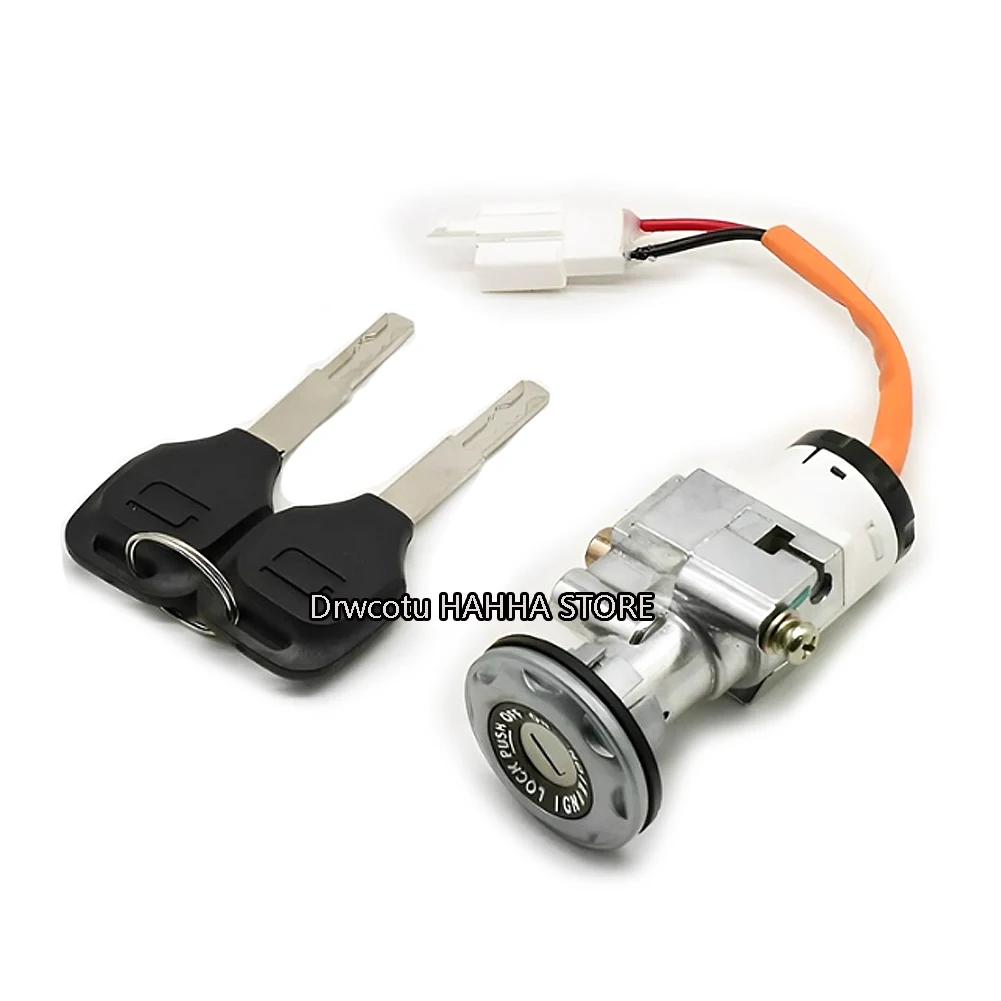 Motorcycle Ignition Switch Lock Set With Keys One-click Start Original Electric Door Lock For Super SOCO CU CU2 CU3 TC TS