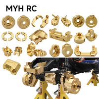 1/10 RC Crawler TRX-4 Brass Heavy Duty Counter Weight Set Portal Drive Axle Housing Bumper Mount TRX4 TRX6 Upgrade Parts