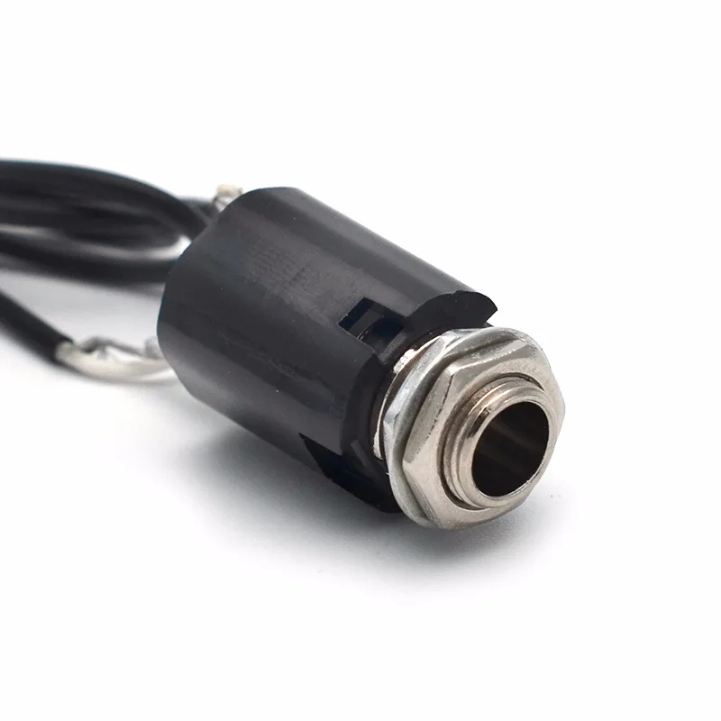 

Universal Single-Head Black Shell Pickup Sound Pickup Contact Pickup for Instruments, Buzzer Piezo Pickup, No Drilling Needed