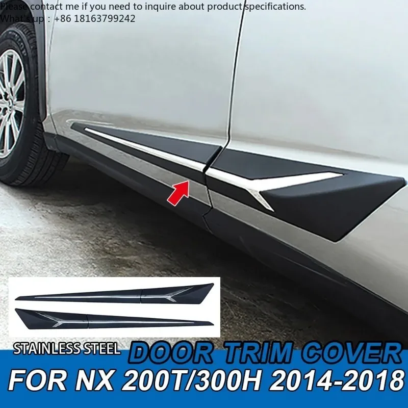 

Chrome Styling Trim For Lexus NX 200T/300H 2014-2018 Car Body Side Molding Trim Protection For Lexus NX Car Exterior Trim