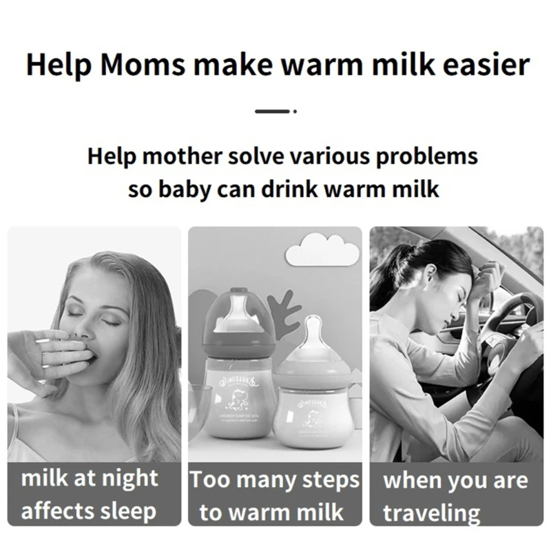 Baby Bottle Warmer Feeding Bottle Heat Keepers Travel Warmer Cover Formula Milk Water USB Heater Outdoor Bottle Warmers