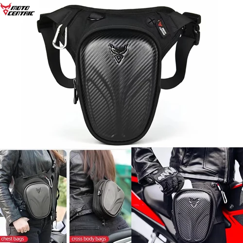 Bolsa de pierna para motocicleta para hombres y mujeres, riñonera informal para montar en bicicleta, riñonera para viajes, senderismo, escalada, bolsillo al aire libre, impermeable