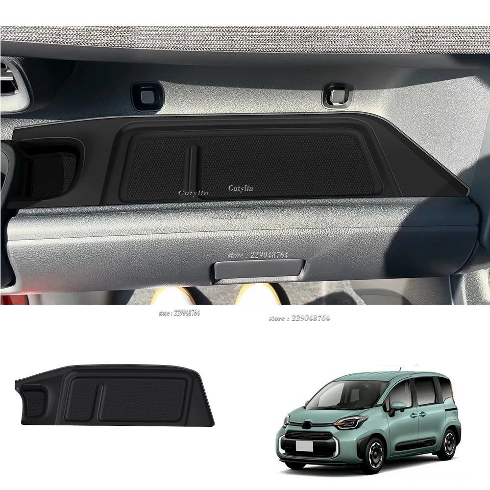 For Toyota Sienta 2022 2023 2024 Interior silicone central control water cup holder cover storage box pad window Switch panel