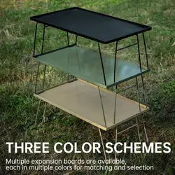 Clearance Folding Table, Portable Camping Picnic Table, Multifunctional Stacked Storage Rack, Foldable Barbecue Iron Mesh Table