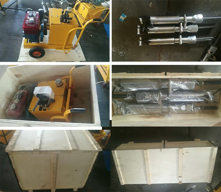 Foundation Excavation Hydraulic Rock Splitter Static Breaking Machine for Building Construction