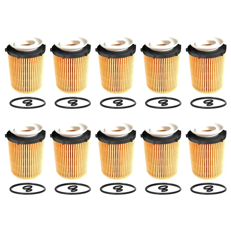 

AM-10Pcs Engine Oil Filter Elements A2701800109 2701800009 For Mercedes Benz E-CLASS W212 A207 C207 S212 2013-2019