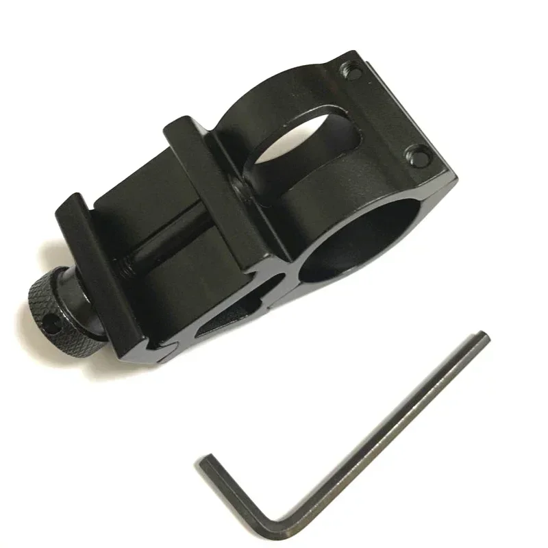 T2008 25mm escopo montagem lanterna tocha pistola a laser faixa braçadeira mira tática para 20mm padrão picatinny weaver ferroviário