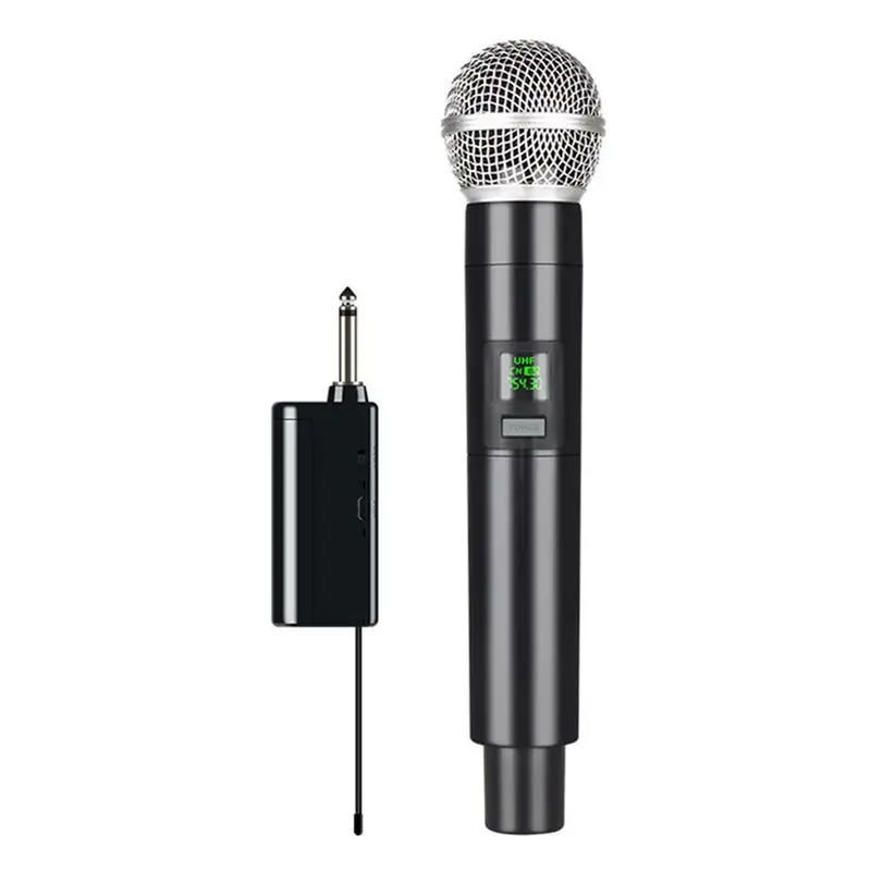 

BNVN-2X Wireless Microphone Professional UHF Recording Karaoke Handheld 1 Channel Lithium Battery