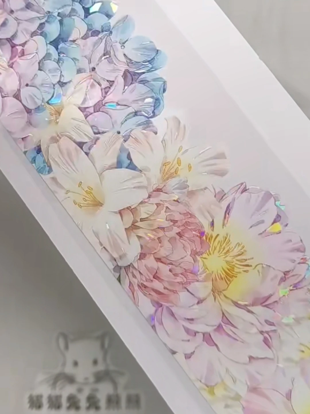 

5M Dailylife Shell Shiny Pet Washi Tape Collage Card Journal Pink Flower Badge