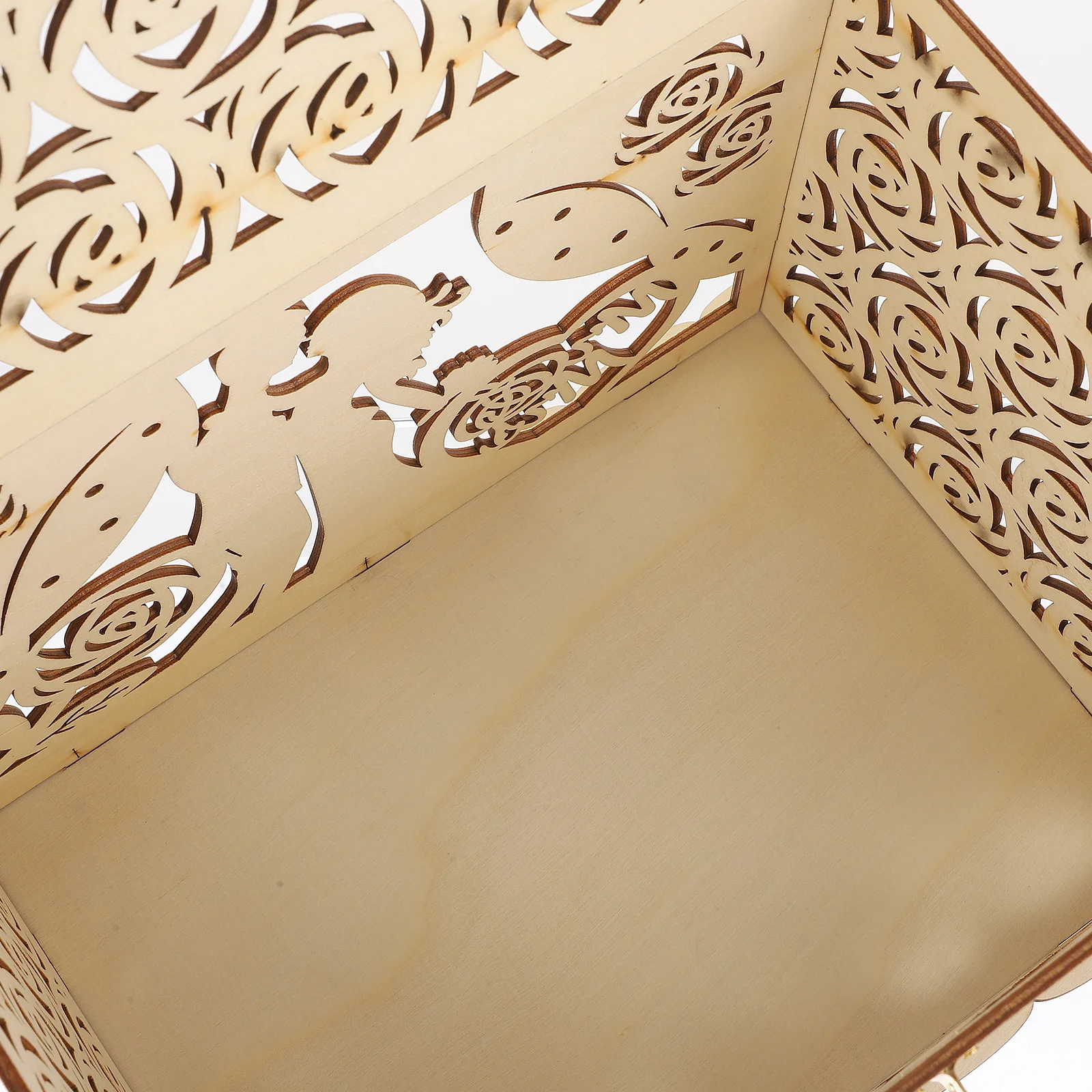 

Sign-in Box Ornaments Wedding Card for Sale Boxes Guests Decorations Reception Wood Holder Exquisite
