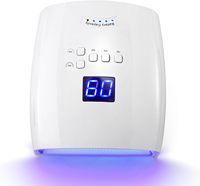 Rechargeable UV LED Nail Lamp 66W Lamp for Manicure with LCD Screen 4 Timer Settings Nail Art Manicure Tools for Home and Salon